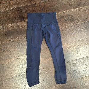 Navy Dark Blue Lululemon Leggings
